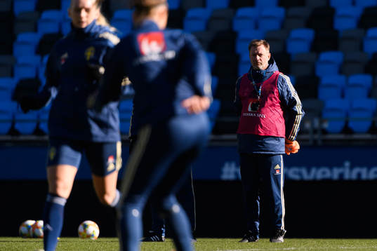 Sveriges förbundskapten Peter Gerhardsson