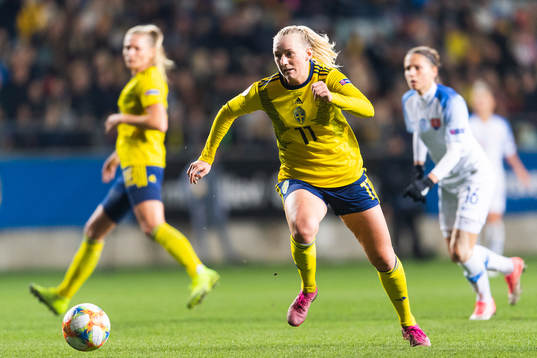 Stina Blackstenius of Sweden