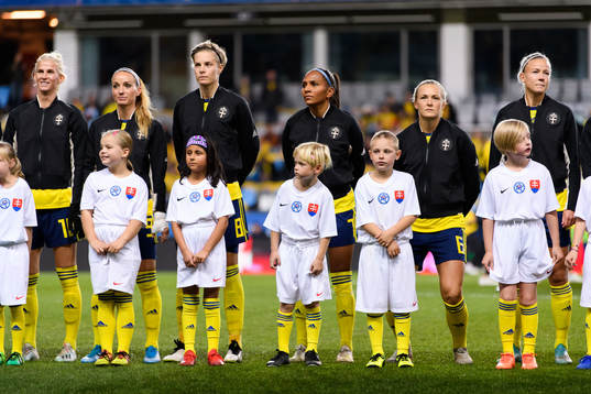 Sofia Jakobssonl Kosovare Asllani, Lina Hurtig, Madelen
