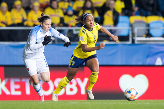 Diana Bartovicova of Slovakia and Madelen Janogy  of Sweden