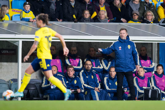 Head coach Peter Gerhardsson of Sweden