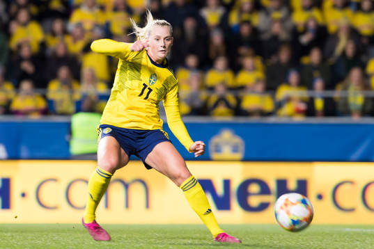 Stina Blackstenius of Sweden