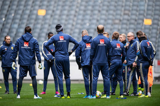 Head coach Janne Andersson of the Swedish national football