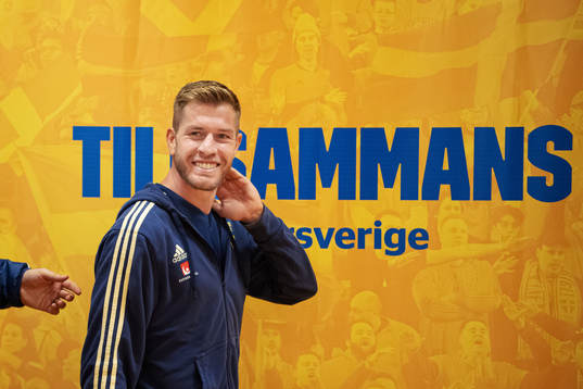 Riccardo Gagliolo of the Swedish national football team