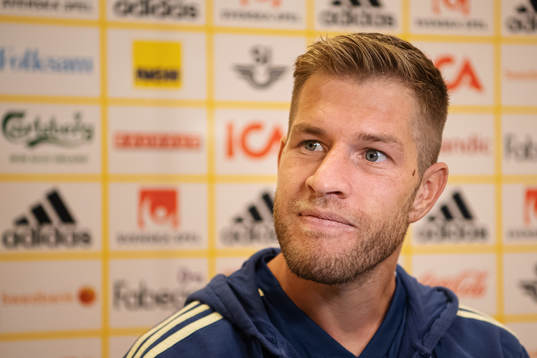 Riccardo Gagliolo of the Swedish national football team