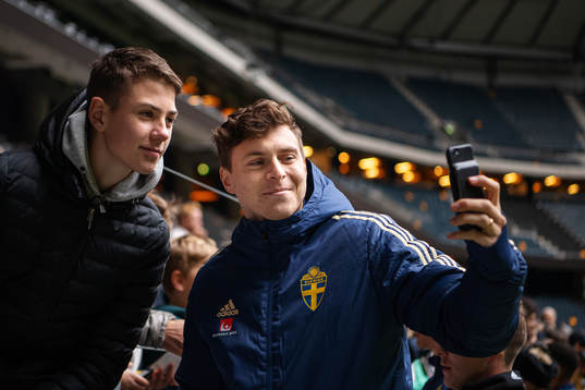 Victor Nilsson Lindelöf of the Swedish national football