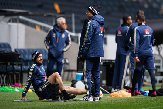 Gustav Svensson of the Swedish national football team and