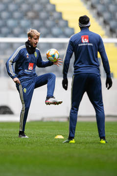 Filip Helander of the Swedish national football team