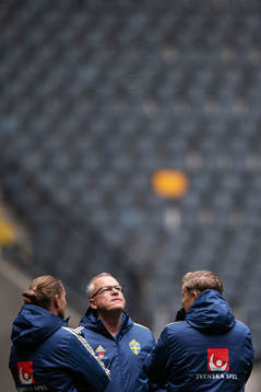 Head coach Janne Andersson of the Swedish national football