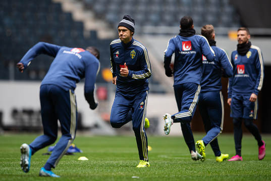 Albin Ekdal of the Swedish national football team