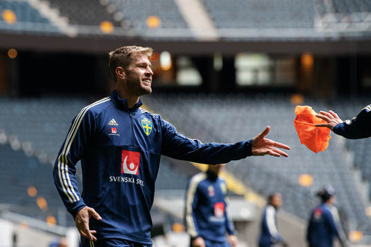 Riccardo Gagliolo of the Swedish national football team