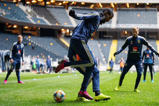 Alexander Isak of the Swedish national football team