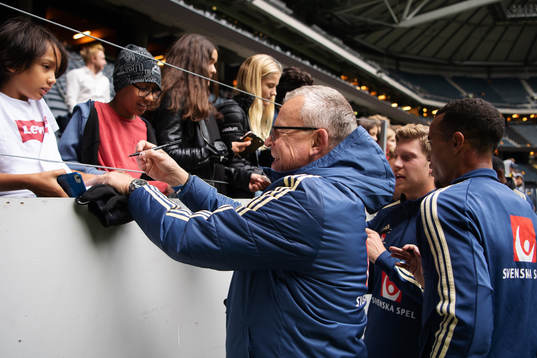 Head coach Janne Andersson of the Swedish national football