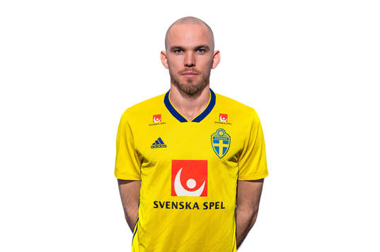 Marcus Danielson of the Swedish national football team