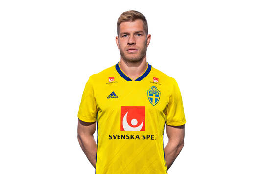 Riccardo Gagliolo of the Swedish national football team