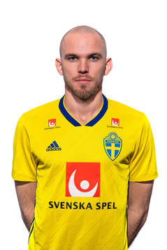 Marcus Danielson of the Swedish national football team