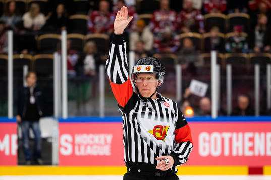 Referee Mikael Holm
