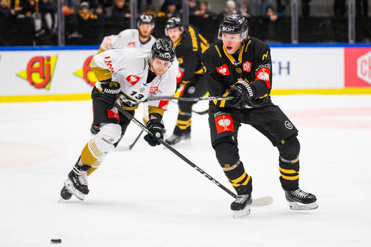 Rickard Hugg of Skellefteå and Michal Kristof of Kärpät