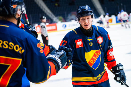 Henrik Eriksson of Djurgården celebrates