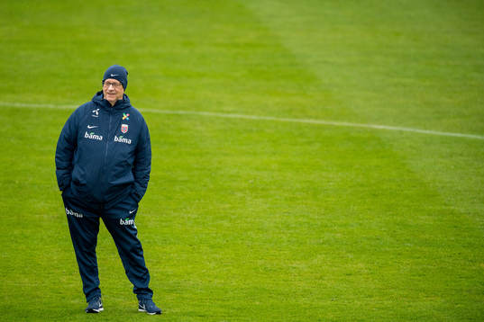 Lars Lagerbäck, head coach of Norway