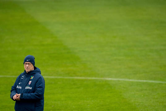 Lars Lagerbäck, head coach of Norway