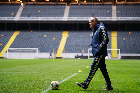 Head coach Janne Andersson of the Swedish national football