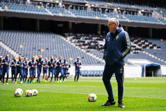 Head coach Janne Andersson of the Swedish national football