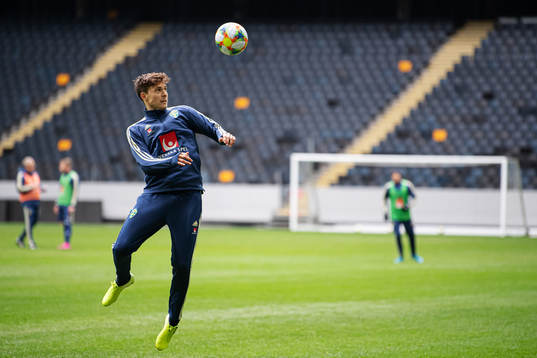 Victor Nilsson Lindelöf of the Swedish national football