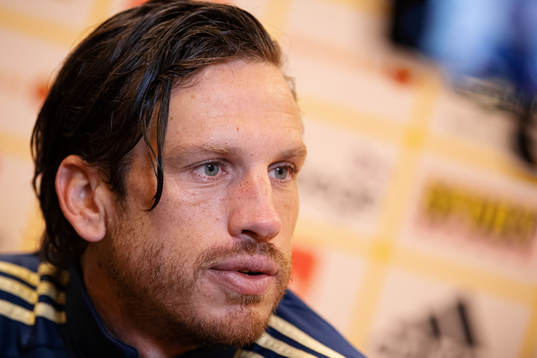Gustav Svensson of the Swedish national football team