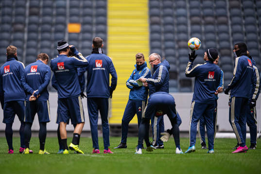 Head coach Janne Andersson of the Swedish national football