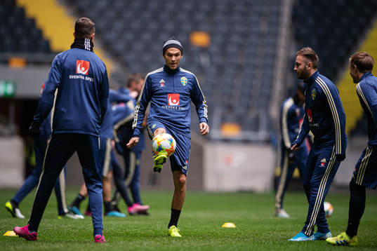 Albin Ekdal of the Swedish national football team