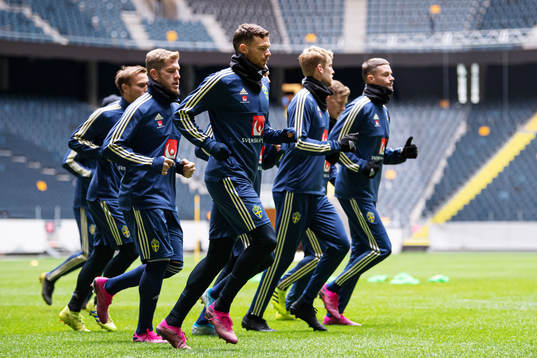 Marcus Berg of the Swedish national football team