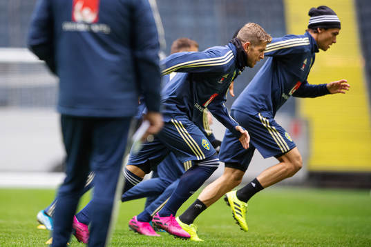 Riccardo Gagliolo of the Swedish national football team