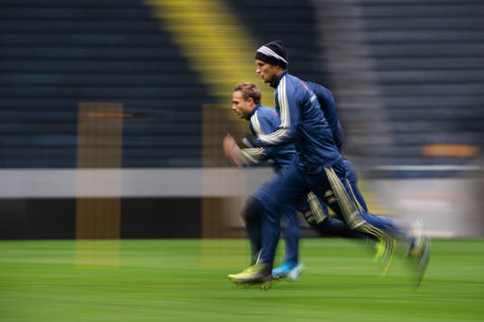Pierre Bengtsson and Sebastian Andersson of the Swedish