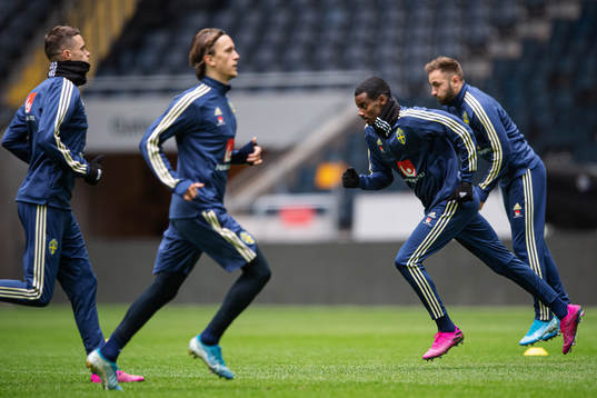 Alexander Isak of the Swedish national football team