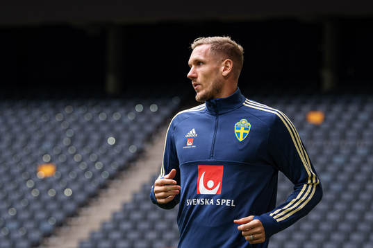 Robin Olsen of the Swedish national football team