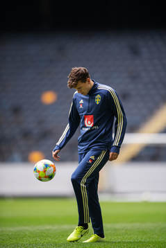 Victor Nilsson Lindelöf of the Swedish national football