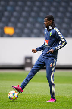 Alexander Isak of the Swedish national football team
