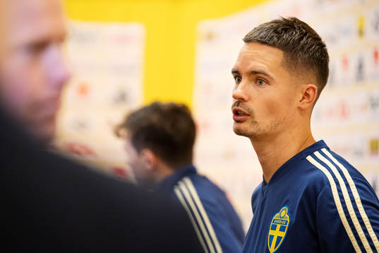 Mikael Lustig of the Swedish national football team