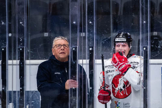 Vita Hästens Anton Johansson i utvsiningsbåset