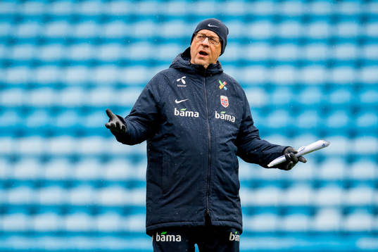Lars Lagerbäck, head coach of Norway