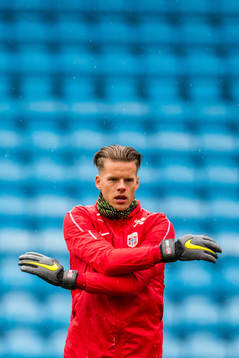 Goalkeeper Ørjan Nyland of Norway