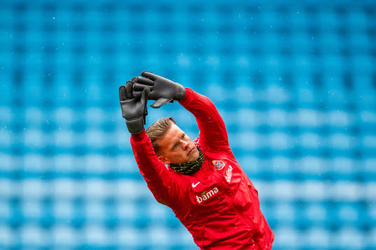 Goalkeeper Ørjan Nyland of Norway