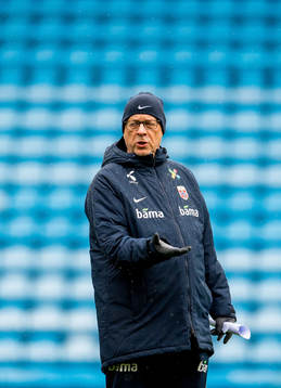 Lars Lagerbäck, head coach of Norway