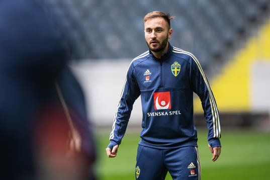 Muamer Tankovic of the Swedish national football team