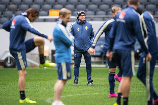 Head coach Janne Andersson of the Swedish national football