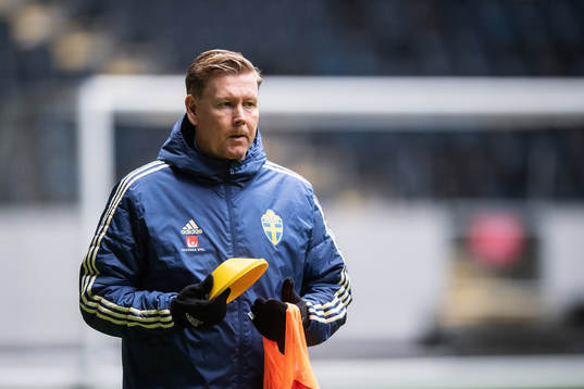 Assistant coach Peter Wettergren of the Swedish national