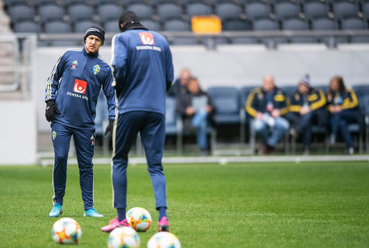 Emil Forsberg of the Swedish national football team