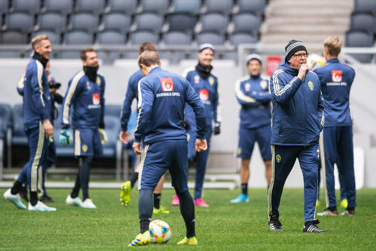 Head coach Janne Andersson of the Swedish national football