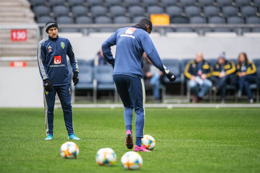 Emil Forsberg of the Swedish national football team